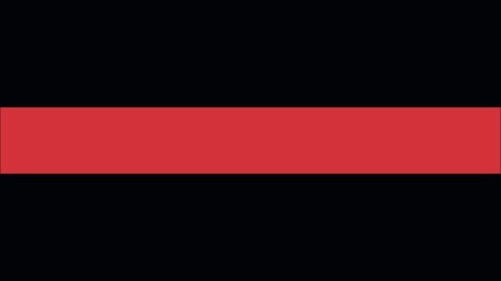 Thin Red Line Flag