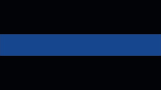 Thin Blue Line Flag